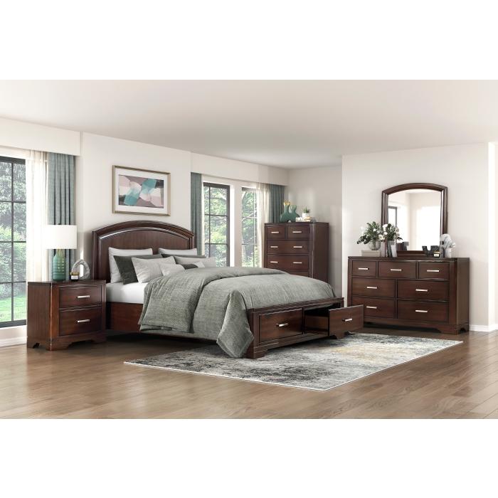 1520CHK-1EK*-Bedroom (3) Eastern King Platform Bed with Footboard Storage