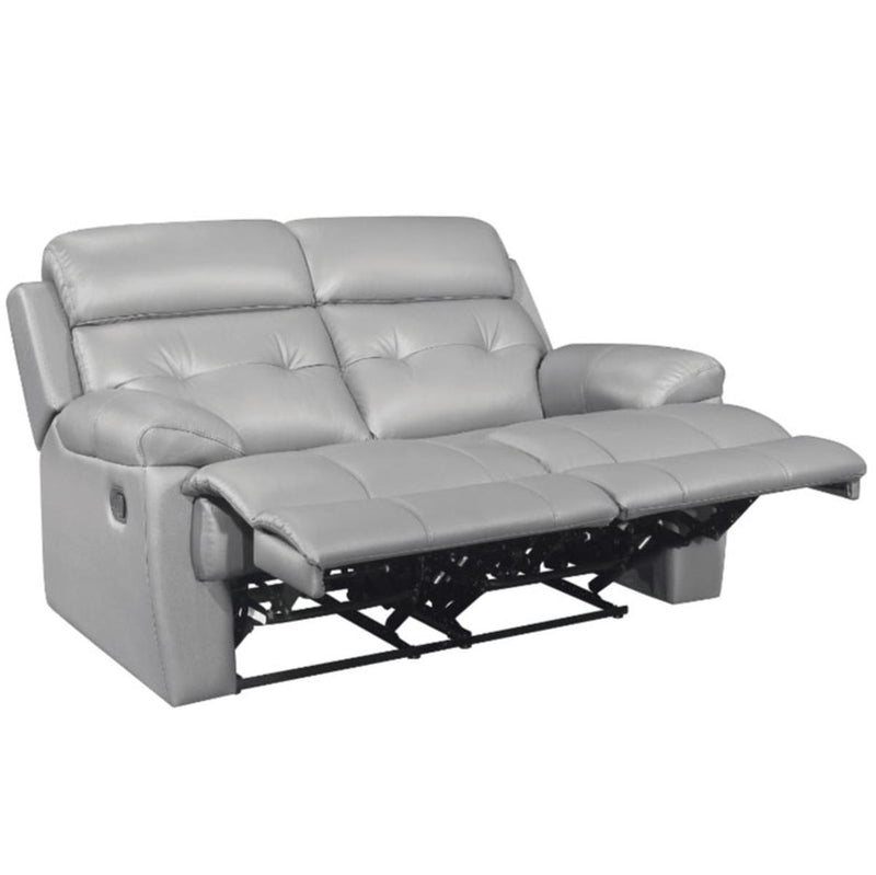 Lambent Double Reclining Loveseat in Silver Gray