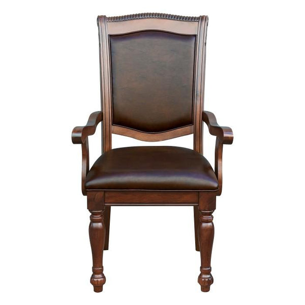 Lordsburg Arm Chair in Brown Cherry (Set of 2) image