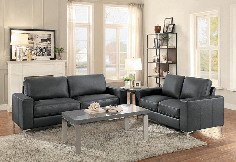 Iniko Loveseat in Gray 8203GY-2