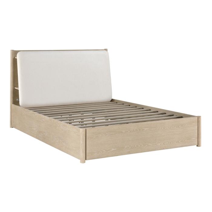 1313NK-1CK-Bedroom (3) California King Platform Bed with Footboard Storage