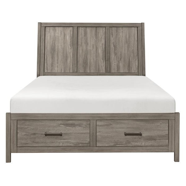 Bainbridge (3) California King Platform Bed with Footboard Storage image