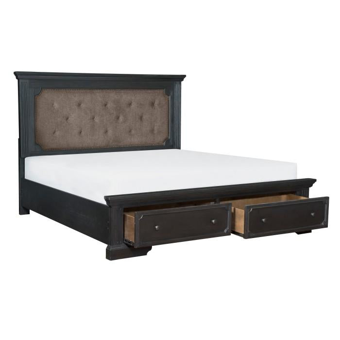 Bolingbrook (3)California King Platform Bed with Footboard Storage