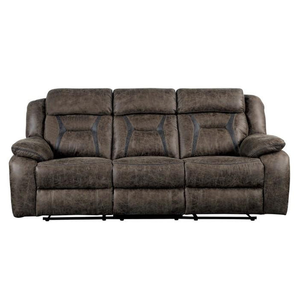 Madrona Double Reclining Sofa in Dark Brown 9989DB-3 image