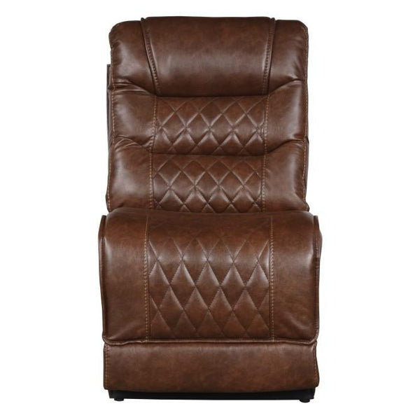 Putnam Armless Chair in Brown 9405BR-AC image